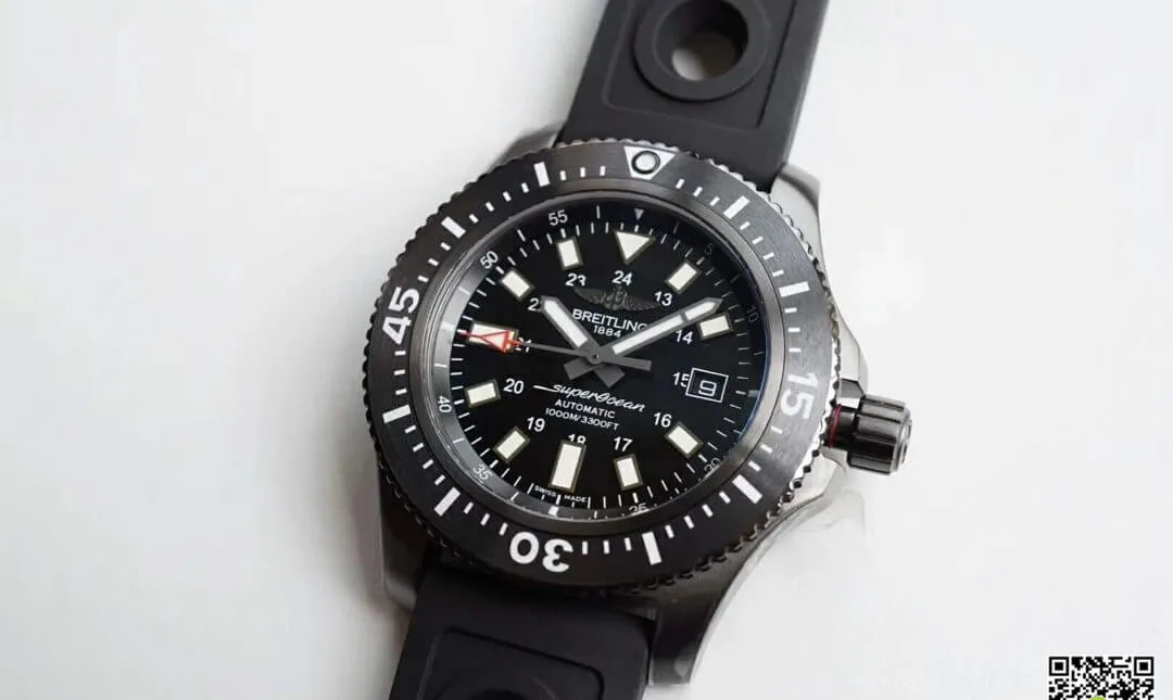 Breitling Superocean M1739313 BE92 227S M20SS.1 GF Factory 1:1 Best Edition Replica Watch Black Strap